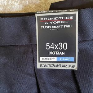 Roundtree and Yorke Big Man Travel Smart pants - 54 x 30